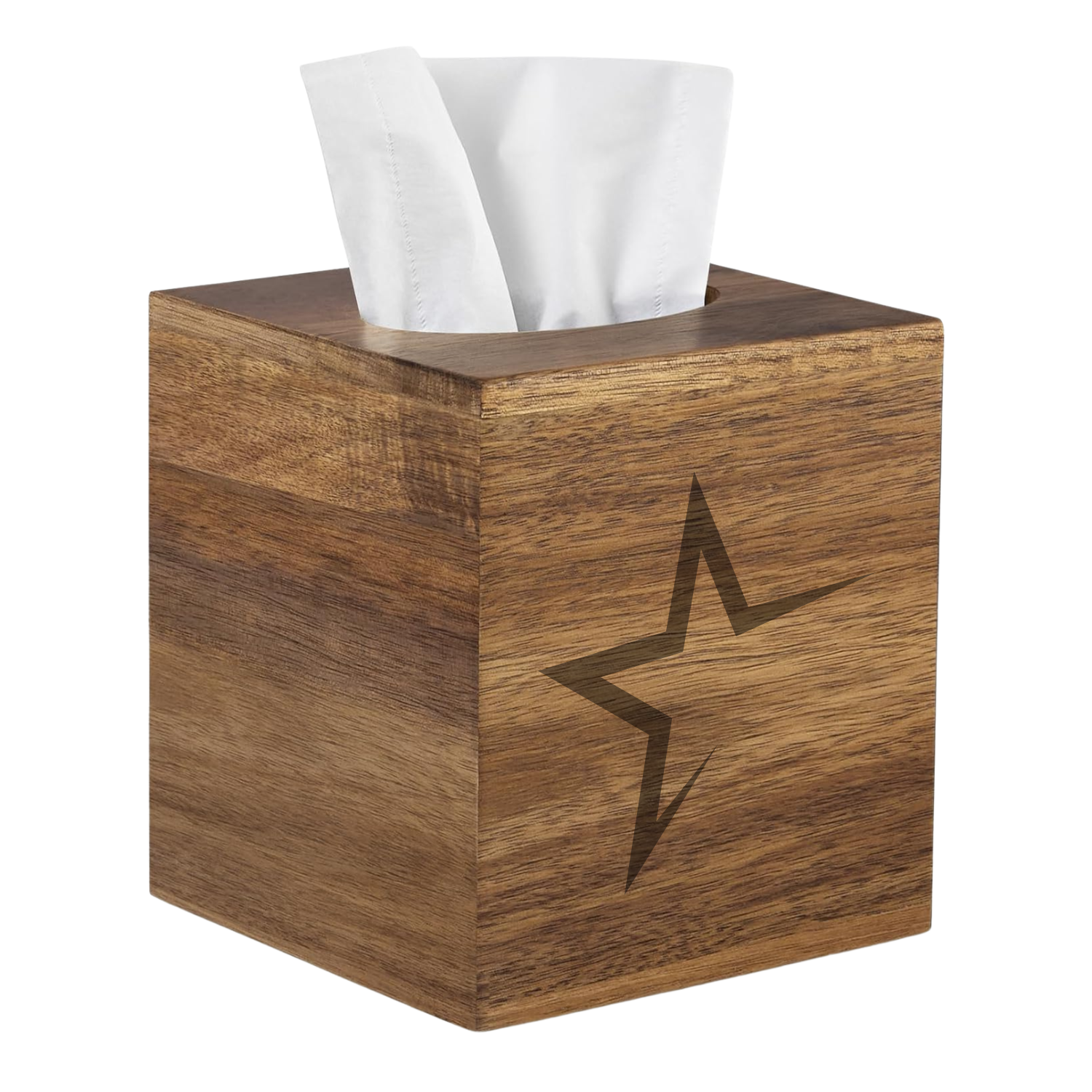 Acacia Tissue Box